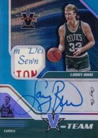 2018 Panini Chronicles Vanguard V-Team Signature Swatches #VT-LB Larry Bird Tag 1/1 Basketball Card