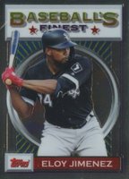 2020 Finest Flashbacks #12 Eloy Jimenez Baseball Card