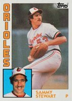 1984 Topps #59 Sammy Stewart Baseball Card