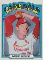 1972 Topps #278 Dennis Higgins Baseball Card