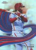 2024 Topps Chrome Strokes #S6 Bryce Harper Baseball Card