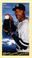2009 Goodwin Champions #222 Mariano Rivera Mini Baseball Card