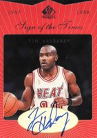 1997 SP Authentic Sign Of The Times #TH Tim Hardaway Basketball Card