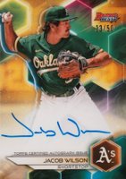 2023 Bowman's Best Best of 2023 Autographs #B23JWI Jacob Wilson Gold Baseball Card