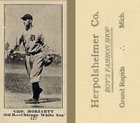 1916 Herpolsheimer Co. #127 Geo. Moriarty Baseball Card