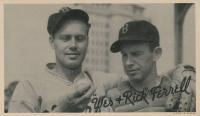 1936 Goudey Premiums # Wes & Rick Ferrell Baseball Card