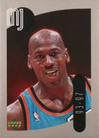 1998 Upper Deck International MJ Stickers #48 Michael Jordan Basketball Card