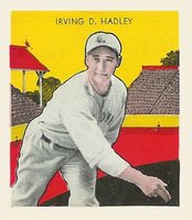 1933 Tattoo Orbit # Bump Hadley Baseball Card