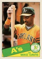 1985 Topps #778 Mike Davis Baseball Card