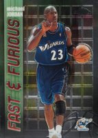 2001 Topps Chrome Fast & Furious #FF05 Michael Jordan Basketball Card
