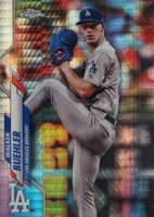 2020 Topps Chrome #104 Walker Buehler Prism Refractor Baseball Card