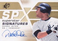 2008 SPx Superstar Signatures #SSSDJ Derek Jeter Baseball Card
