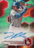2023 Bowman's Best Best of 2023 Autographs #B23DR Dalton Rushing Green Baseball Card