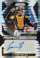 2024 Panini Prizm Prospect Signatures #PSES Ethan Salas Pulsar Prizm Baseball Card