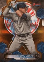 2023 Bowman's Best #42 Anthony Volpe Gold Refractor Baseball Card