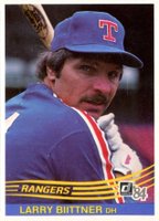 1984 Donruss #342 Larry Biittner Baseball Card