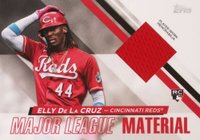 2024 Topps Major League Material #MLMED Elly de La Cruz Baseball Card