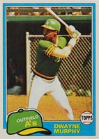 1981 Topps #341 Dwayne Murphy Baseball Card