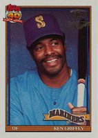 1991 Topps Desert Shield #465 Ken Griffey Sr. Baseball Card