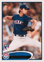 2012 Topps #660 YU Darvish Throwing Right-Blue Jersey Baseball Card