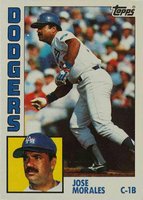1984 Topps #143 Jose Morales Baseball Card