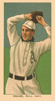 1909 White Borders Ghosts, Miscuts, Proofs, Blank Backs & Oddities #264 Harry Krause Pitching Baseball Card