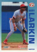 1992 Fleer 7-Eleven/Citgo #14 Barry Larkin Baseball Card