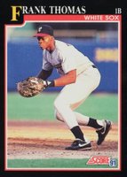 1991 Score #840 Frank Thomas Baseball Card