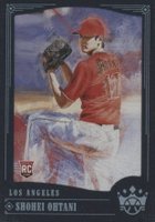 2018 Panini Diamond Kings #73 Shohei Ohtani Pitching w/Knee Up-Blue Frame Baseball Card