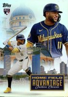 2024 Topps Home Field Advantage #HFA22 Jackson Chourio Update Baseball Card