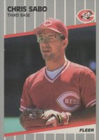 1989 Fleer #170 Chris Sabo Baseball Card