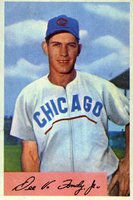 1954 Bowman #173 Dee Fondy Baseball Card