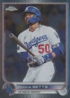 2022 Topps Chrome #100 Mookie Betts Baseball Card