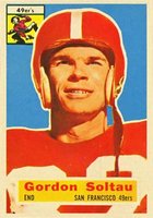 1956 Topps #2 Gordon Soltau Football Card