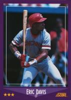 1988 Score Glossy #10 Eric Davis Baseball Card