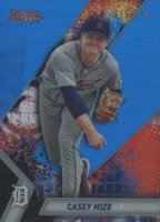 2019 Bowman's Best Top Prospects #TP-13 Casey Mize Blue Refractor Baseball Card