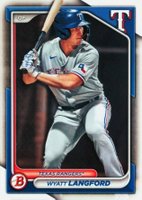 2024 Bowman Paper Prospects #BP64 Wyatt Langford Baseball Card