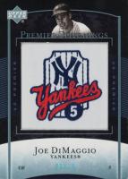 2007 Upper Deck Premier Stitchings #PS-8 Joe DiMaggio 35 Baseball Card