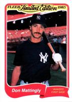 1985 Fleer Limited Edition #20 Don Mattingly Baseball Card