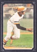 2007 Upper Deck Masterpieces #87 Roberto Clemente Black Linen Baseball Card