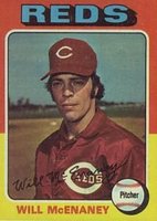 1975 Topps Mini #481 Will McEnaney Baseball Card
