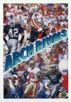 1991 Upper Deck #655 Jerry Rice/Terry McDaniels Football Card