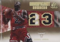 2007 SP Game Used Significant Numbers #SNAMJ Michael Jordan Basketball Card