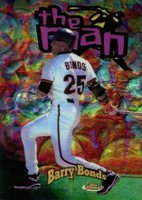1998 Finest the Man #TM2 Barry Bonds Refractor Baseball Card