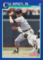 1991 Score #95 Cal Ripken Jr. Baseball Card