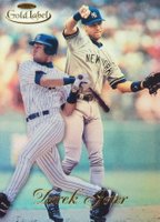 1998 Topps Gold Label Class 1 #7 Derek Jeter Gold Label Baseball Card