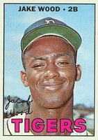 1967 Topps #394 Jake Wood Baseball Card