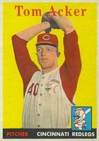 1958 Topps #149 Tom Acker Baseball Card