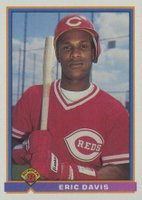 1991 Bowman #686 Eric Davis Baseball Card