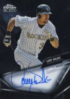 2021 Topps Chrome Black Autographs #LW Larry Walker Baseball Card